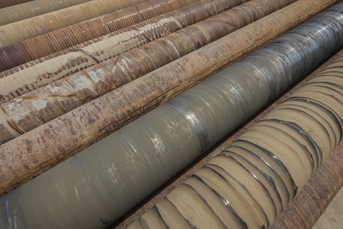 row of pipes