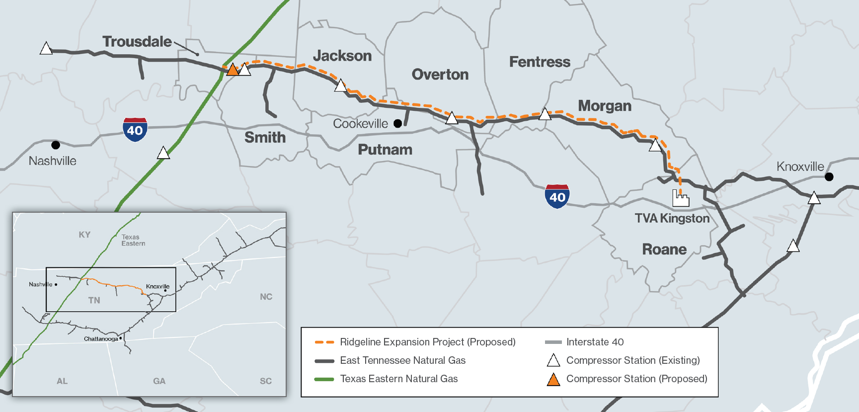 Ridgeline Project Map