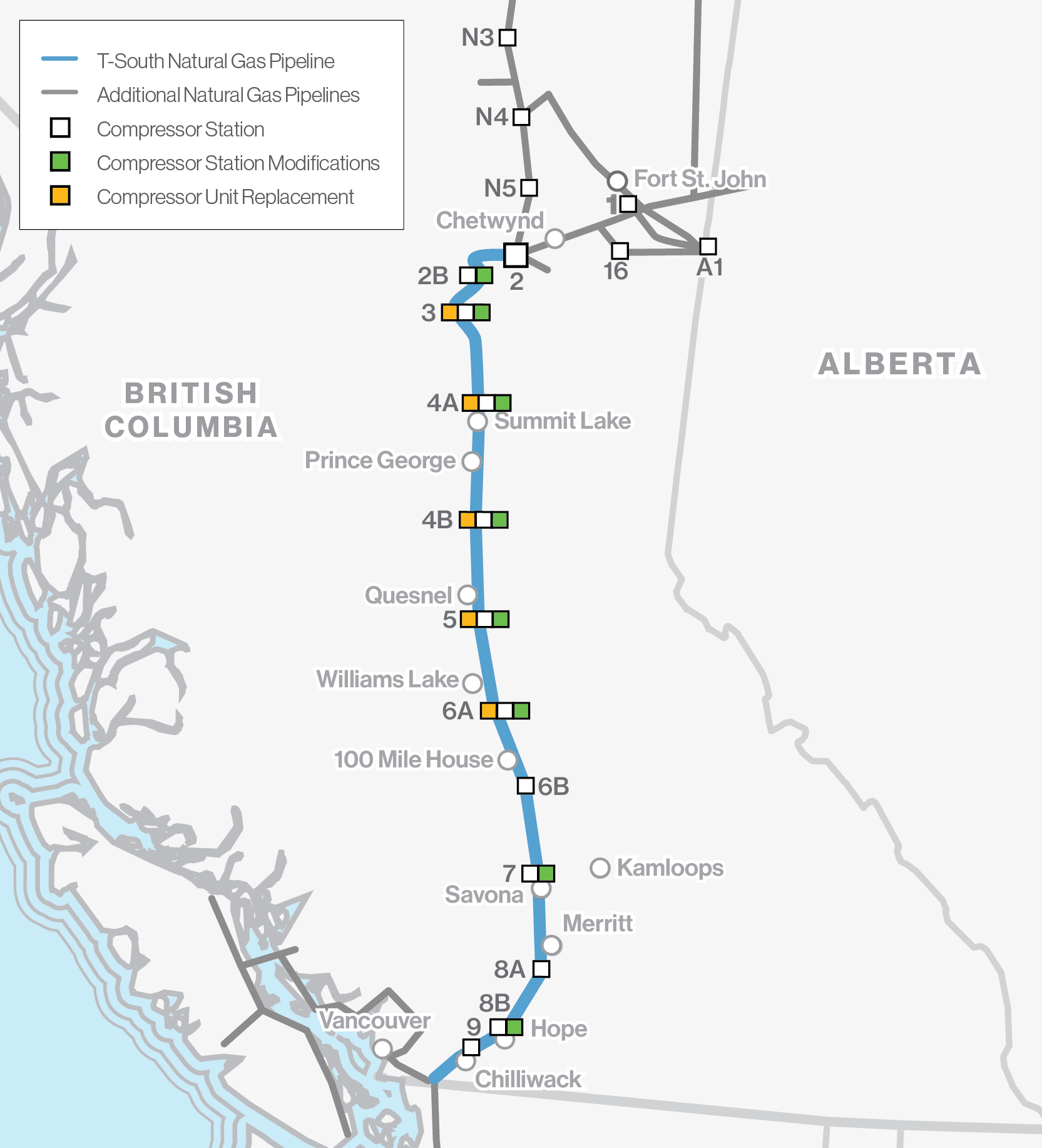 Enbridge Pipeline System Map