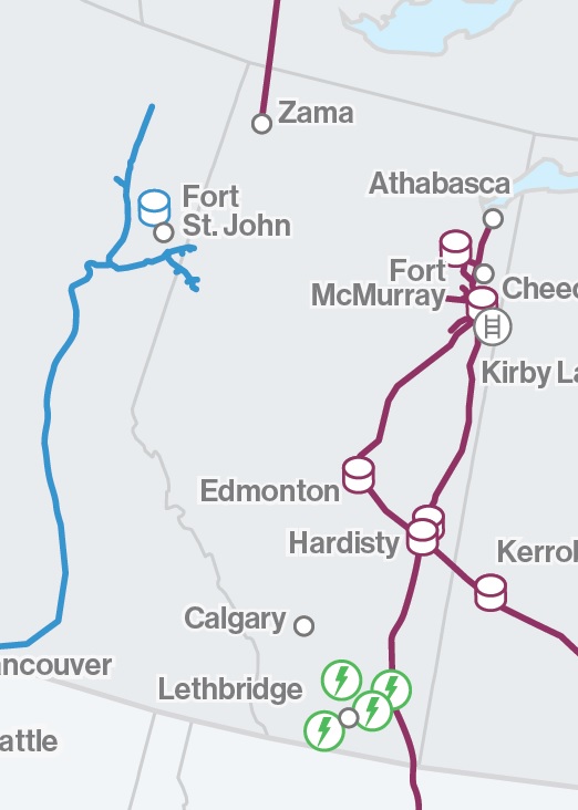 Alberta map