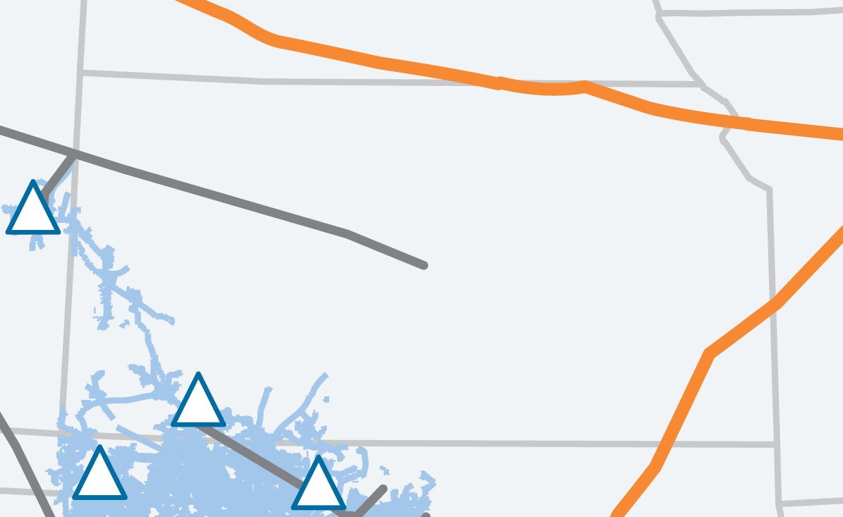 Enbridge S Economic Impact On Kansas Enbridge Inc   Kansas Map 