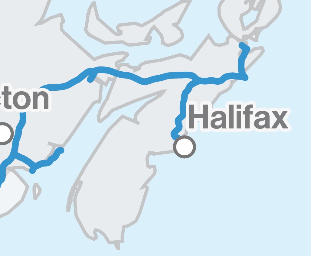 Nova Scotia map