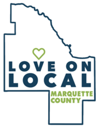 Marquette County Love on Local logo